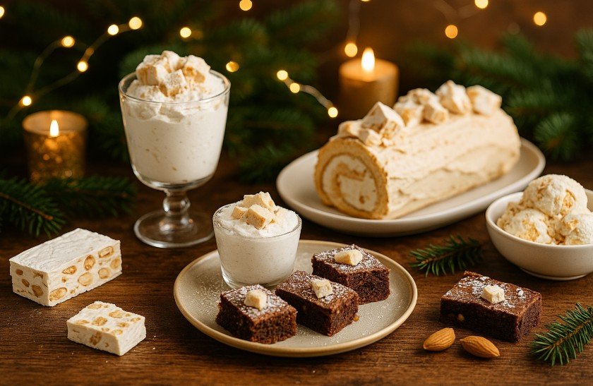 Idées de recettes de desserts au nougat pour les fêtes