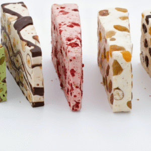 part de gateau de nougat de montélimar