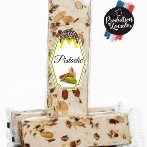 Nougat Tendre Saveur Pistache en barre