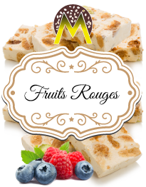 recette de nougat aux fruits rouges à Montélimar