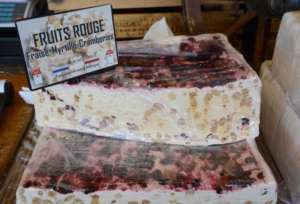 nougat montelimar fruits rouges